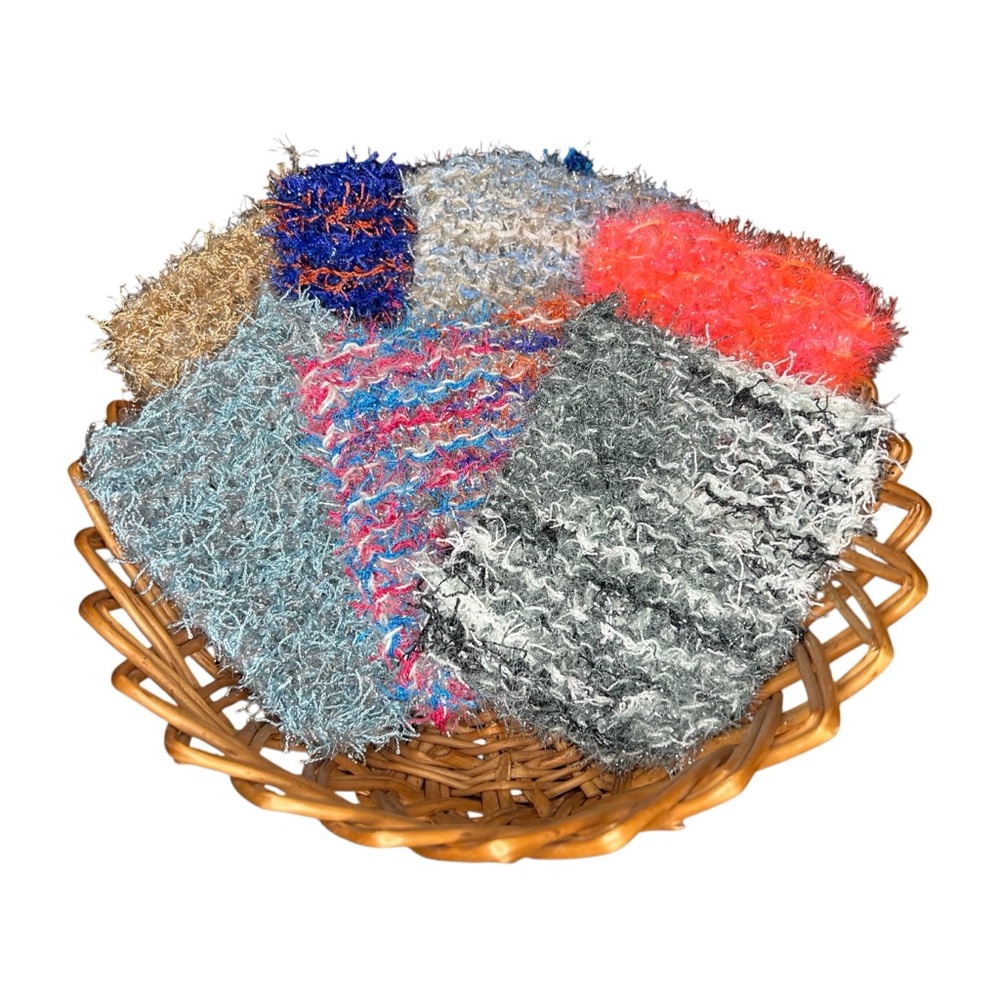 HANDMADE Knitted Reusable Multi Purpose Dish Scrubbers